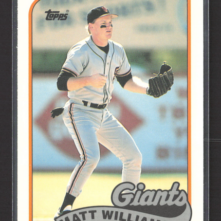 1989 Topps Tiffany Matt Williams #628