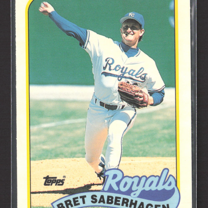 1989 Topps Tiffany Bret Saberhagen #750