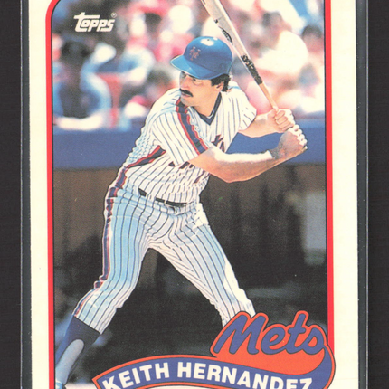 1989 Topps Tiffany Keith Hernandez #480