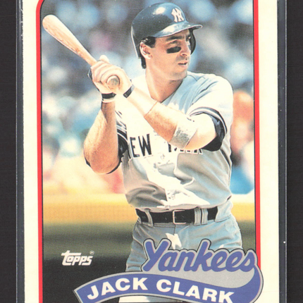 1989 Topps Tiffany Jack Clark #410