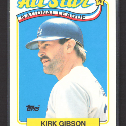 1989 Topps Tiffany Kirk Gibson #396