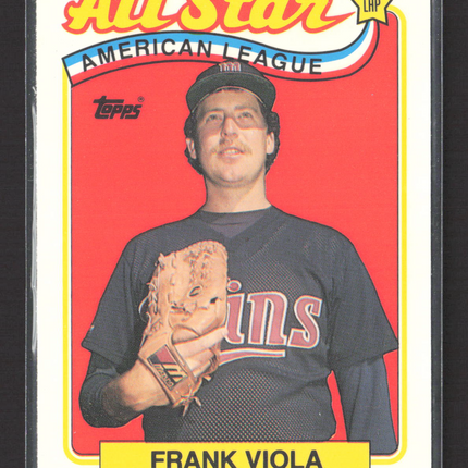 1989 Topps Tiffany Frank Viola #406