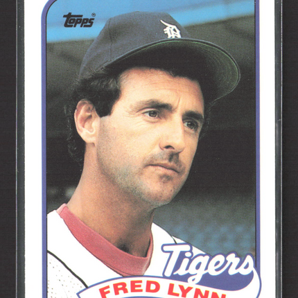 1989 Topps Tiffany Fred Lynn #416