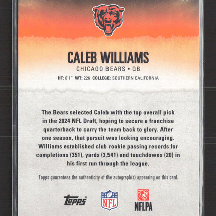 2025 Topps Signature Class Caleb Williams #11 045/150 Auto