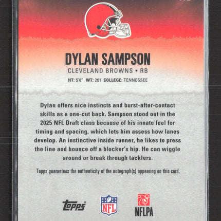2025 Topps Composite Dylan Sampson #112 01/50 RC Auto