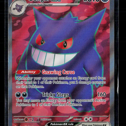Pokemon 2024 Temporal Forces Gengar EX UR FA #193/162