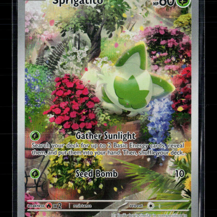 Pokemon 2023 Paldea Evolved Sprigatito #196/193