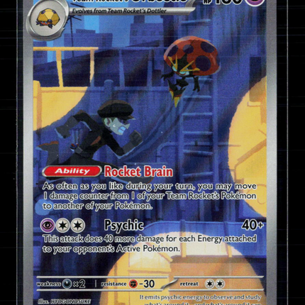 Pokemon 2025 Destined Rivals Team Rocket's Orbeetle #198/182