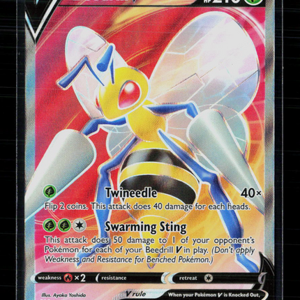 Pokemon 2022 Astral Radiance Beedrill V #160/189