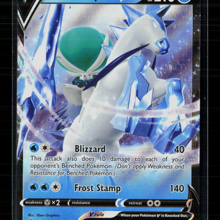 Pokemon Sword & Shield Ice Rider Calyrex V #SWSH130