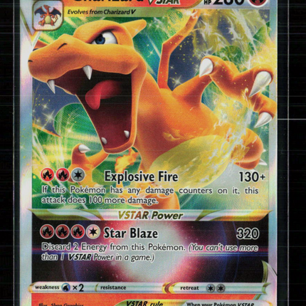 Pokemon 2022 Brilliant Stars Charizard VSTAR #18/172
