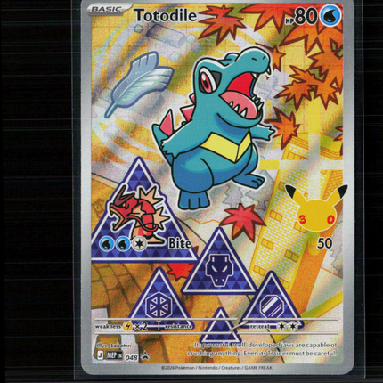 Pokemon Mega Evolution Totodile #MEP EN 048