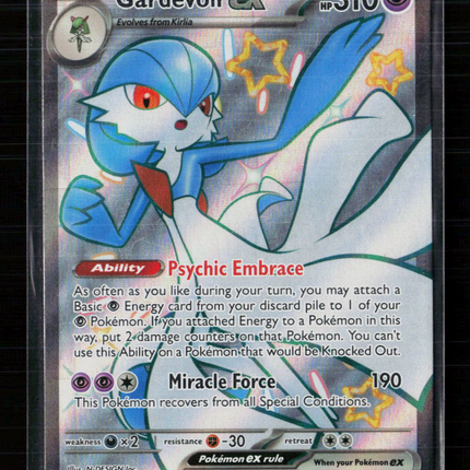 Pokemon 2024 Paldean Fates Gardevoir EX FA SAR #217/91