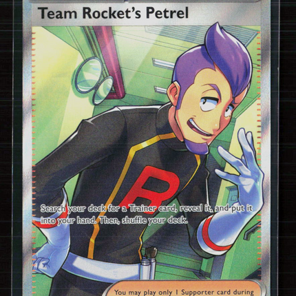 Pokemon 2025 Destined Rivals Team Rocket's Petrel UR FA #226/182