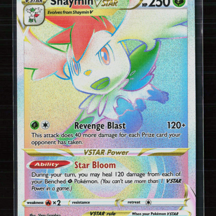 Pokemon 2022 Brilliant Stars Shaymin VSTAR HR #173/172