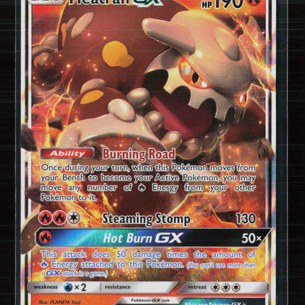 Pokemon 2019 Unified Minds Heatran GX #25/236