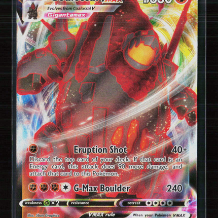Pokemon 2020 Vivid Voltage Coalossal VMAX #99/185