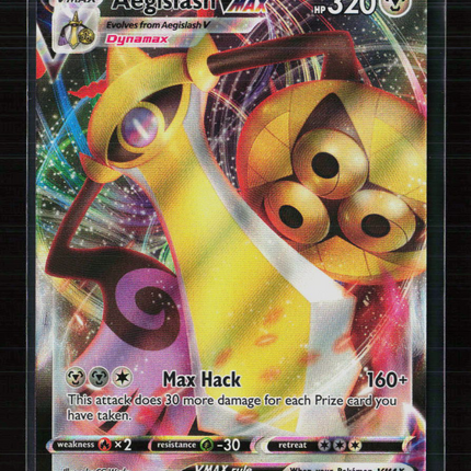 Pokemon 2020 Vivid Voltage Aegislash VMAX #127/185