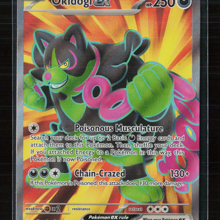 Pokemon 2024 Shrouded Fable Okidogi EX FA SAR #82/64