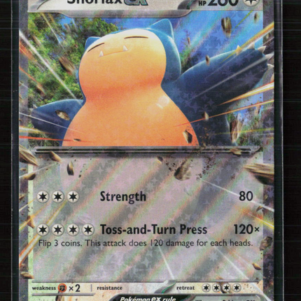 Pokemon 2025 Prismatic Evolutions Snorlax EX RR #76/131
