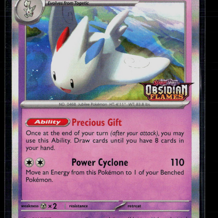 Pokemon Scarlet & Violet Togekiss #SVP EN 038 Stamped