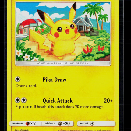 Pokemon 2018 Crimson Invasion Pikachu #30/111