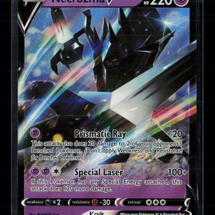 Pokemon 2021 Battle Styles Necrozma V RR #63/163