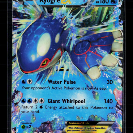 Pokemon 2015 Primal Clash Kyogre EX #54/160