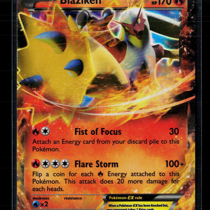Pokemon XY Blaziken EX FA #XY54