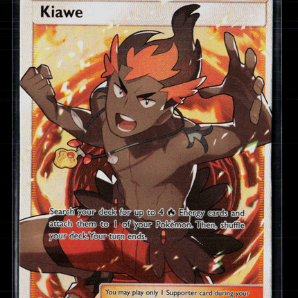 Pokemon 2017 Burning Shadows Kiawe UR FA #144/147