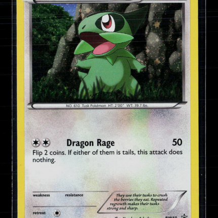 Pokemon 2011 Black & White Axew #BW10