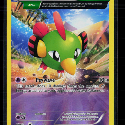 Pokemon 2015 Roaring Skies Natu #28/108 Reverse Holo