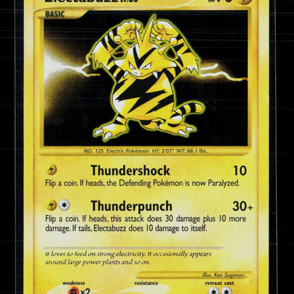 Pokemon 2013 Platinum Electabuzz SR #128/127 Holofoil