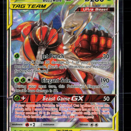 Pokemon 2019 Unbroken Bonds Pheromosa & Buzzwole GX #1/214