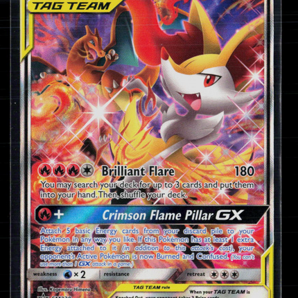 Pokemon 2017 Sun & Moon Charizard & Braixen GX #SM230