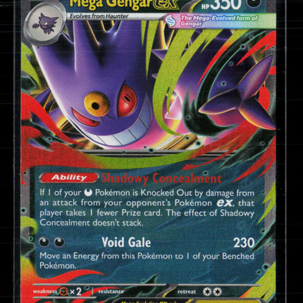 Pokemon 2025 Mega Evolution – Phantasmal Flames Mega Gengar EX #56/94