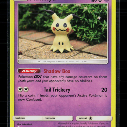 Pokemon 2019 Cosmic Eclipse Mimikyu #97/236