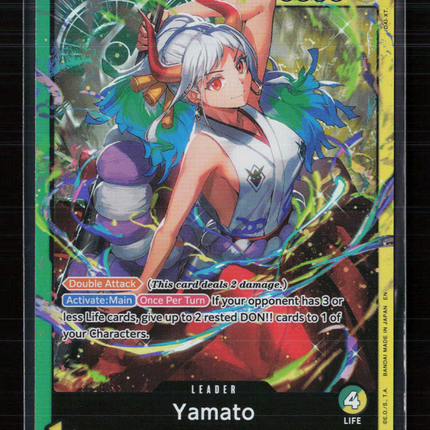 One Piece Yamato Starter Deck 28: GREEN/YELLOW Yamato L • OP06-022 Foil