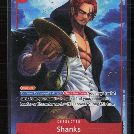 One Piece Shanks (008) (Alternate Art) Legacy of the Master R • OP12-008 Foil