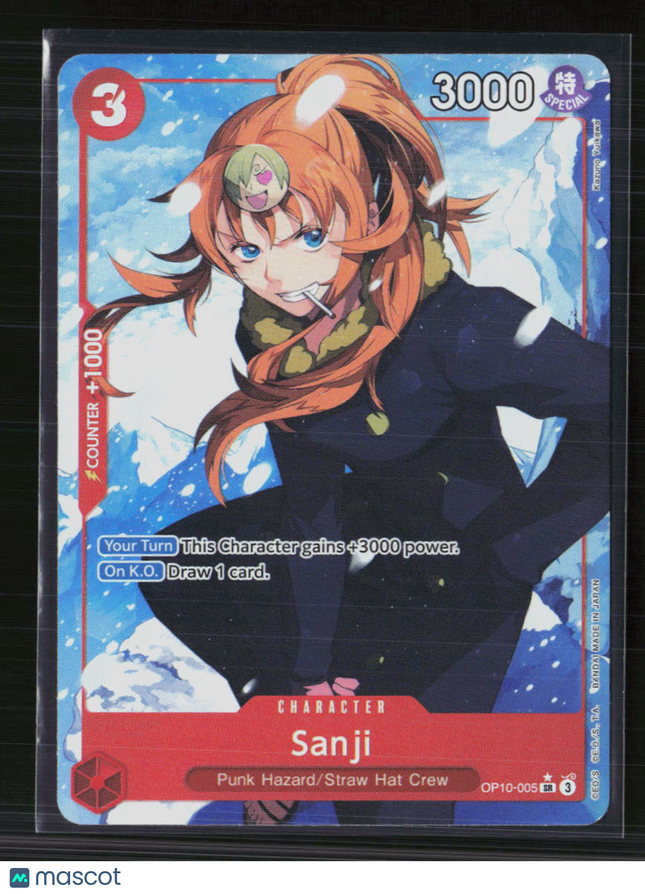 One Piece Sanji (Parallel) Royal Blood SR • OP10-005 Foil