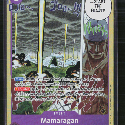 One Piece Mamaragan Adventure on Kami's Island SR • OP15-078 Foil