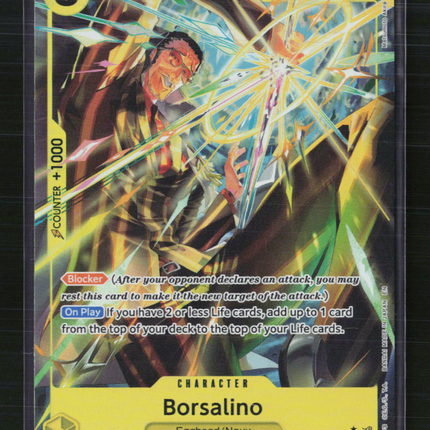 One Piece Borsalino (Alternate Art) Adventure on Kami's Island SR EB04-058 Foil