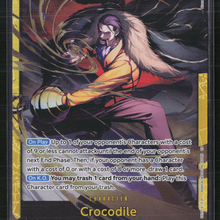 One Piece Crocodile - OP14-120 The Azure Sea's Seven SEC • OP14-120 Foil