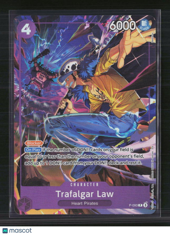 One Piece Trafalgar Law (Box Vol.6) One Piece Promotion Cards PR P-093 Foil