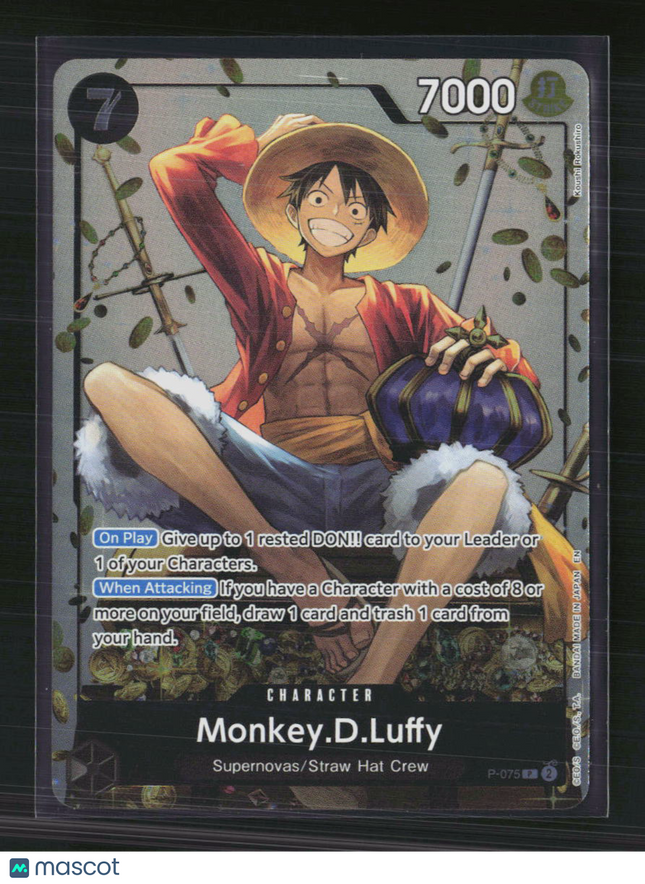 One Piece Monkey.D.Luffy (Tin PackVol. 2) One Piece Promotion Cards PR P-075
