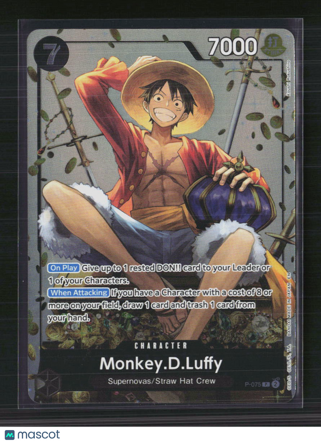 One Piece Monkey.D.Luffy (Tin PackVol. 2) One Piece Promotion Cards PR P-075