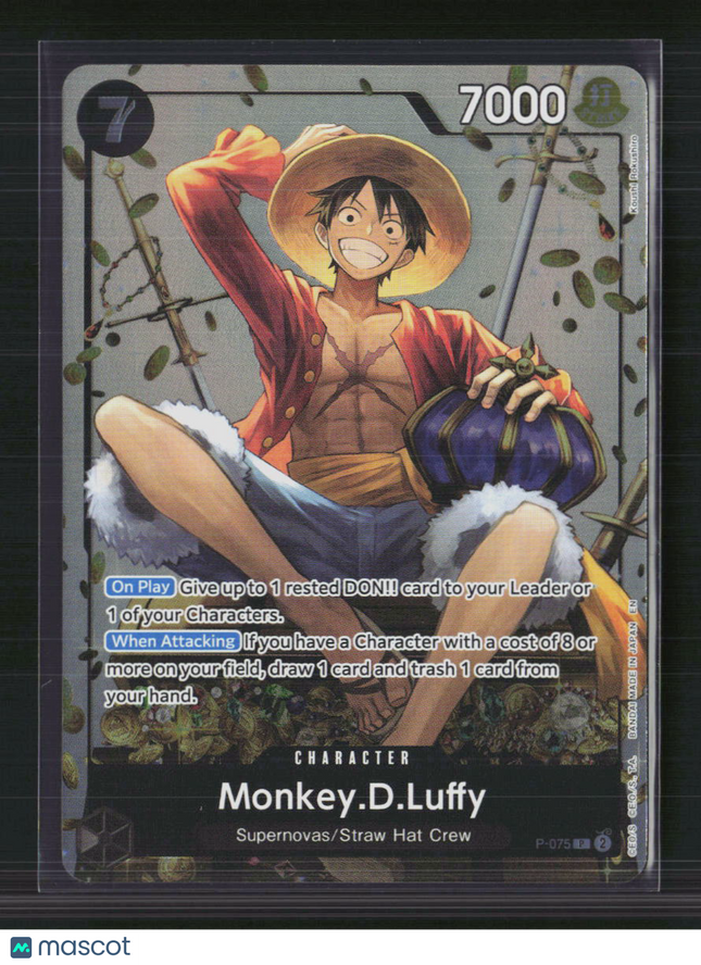 One Piece Monkey.D.Luffy (Tin PackVol. 2) One Piece Promotion Cards PR P-075