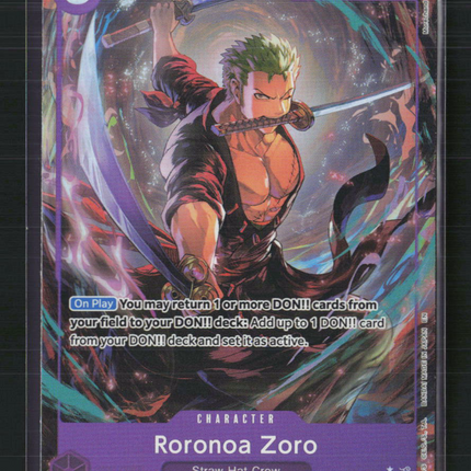 One Piece Roronoa Zoro Premium Booster -The Best- Vol. 2 R • OP09-076 Foil