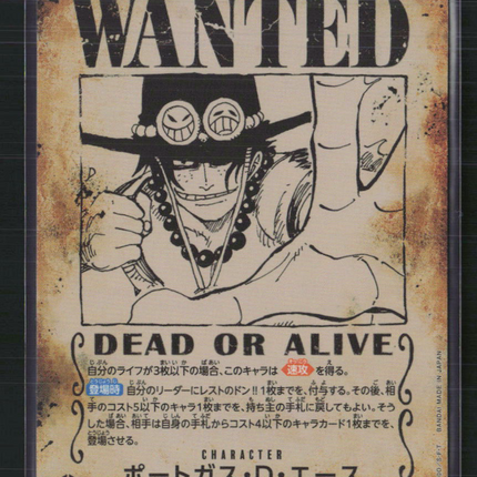 One Piece Portgas.D.Ace (SP Ver.) (JP) Carrying on His Will SEC • OP13-119 Foil