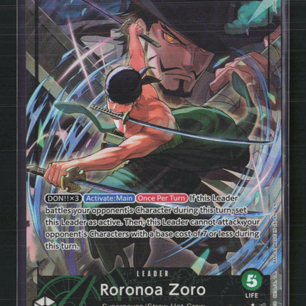 One Piece Roronoa Zoro (020) (Alternate Art) Legacy of the Master L • OP12-020
